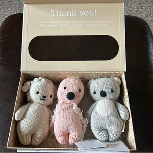 NWT Cuddle + Kind Baby Animal Collection Plush Toys lion bear penguin Gift Box